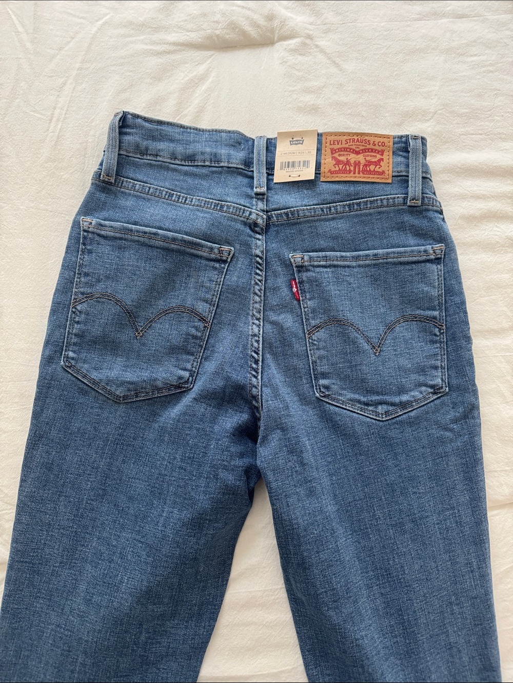 Levi’s 721 High-Rise Skinny Women's Blue Denim Jeans NWT Size 26